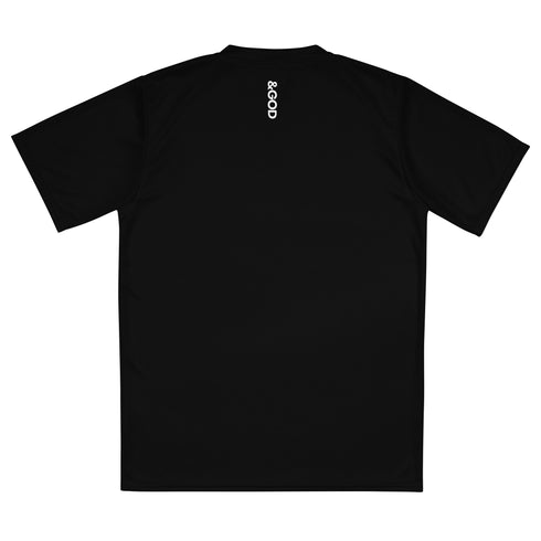 Basketball &God Onyx Recycled Unisex Sports Jersey T-Shirt